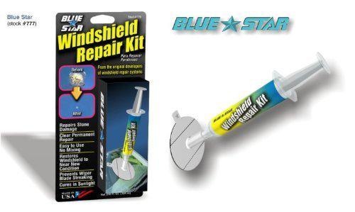 Blue star fix windshield glass repair kit window wind sheild crack car truck suv