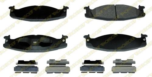 Monroe fx632 brake pad or shoe, front-monroe prosolution semi-metallic brake pad