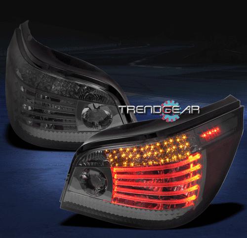 04-07 bmw e60 5-series ccfl led altezza tail lights smoke 525 530 545 550 05 06