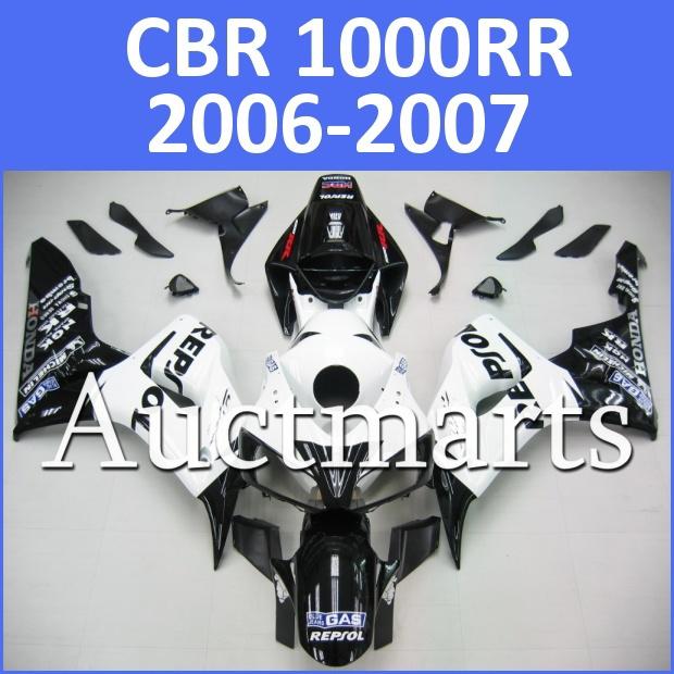 Fit honda 06 07 cbr1000rr cbr 1000 rr 2006 2007 fairing kit abs plastics e48 d00