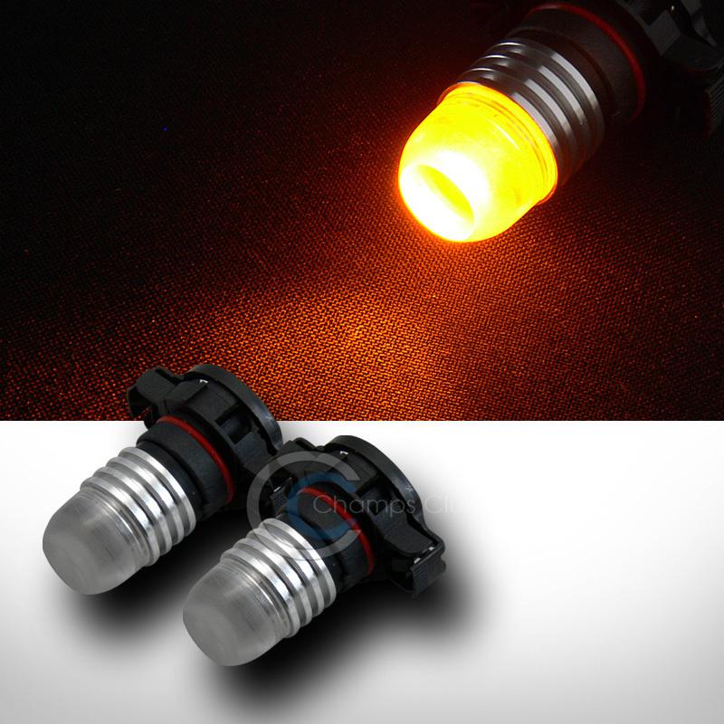 2 amber y h16/5101/5102 3w high power smd led daytime running/fog/drl light bulb