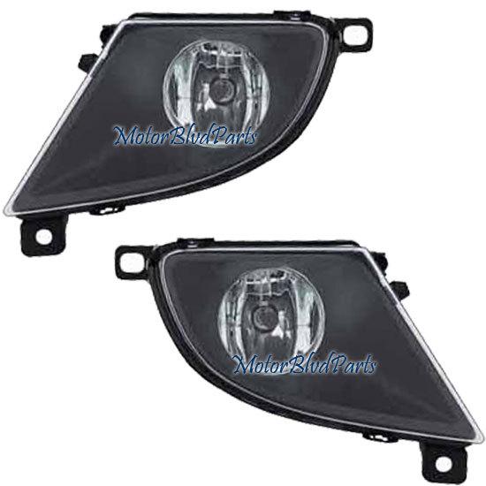 08-09 bmw e60 e61 sedan fog lamps lights left+right set