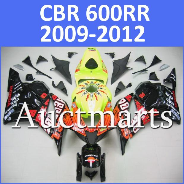 Fit honda 09 10 11 12 cbr600rr cbr 600 rr 2009 2010 2011 2012 fairing kit n6 d03