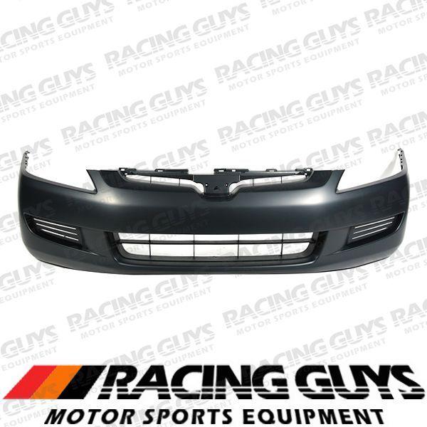 03-05 honda accord 2dr front bumper cover primered capa facial plastic ho1000211