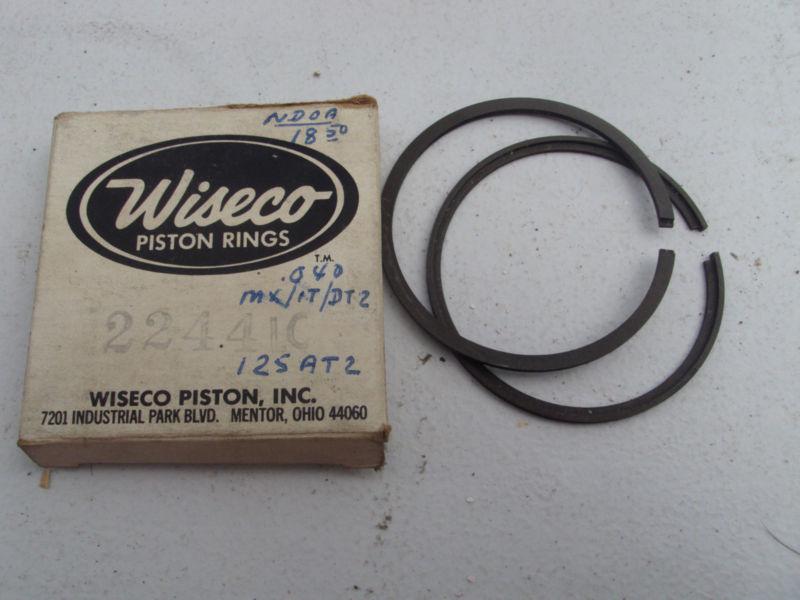 New wiseco 2244lc .040  rings 1975 rm-125 suzuki rm125 