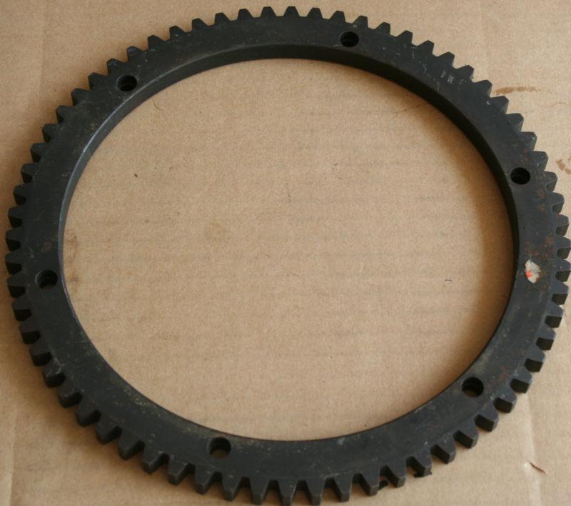 Used harley 4-speed belt drive starter ring gear 7 3/8" inner diameter 66 tooth