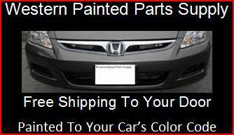 2006 2007 honda accord sedan front bumper cover painted to match 