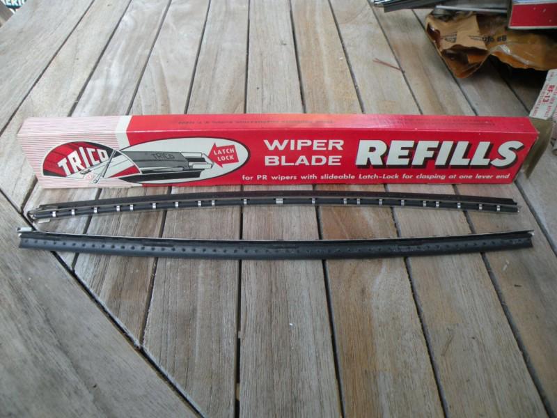 Vintage trico wiper blade refills 13" latch lock release 1960s rf-13  nos