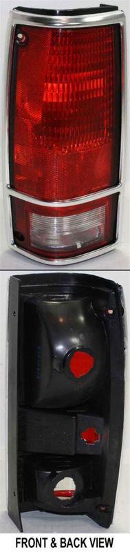 Tail light brake lamp rear lens & housing driver's left side lh