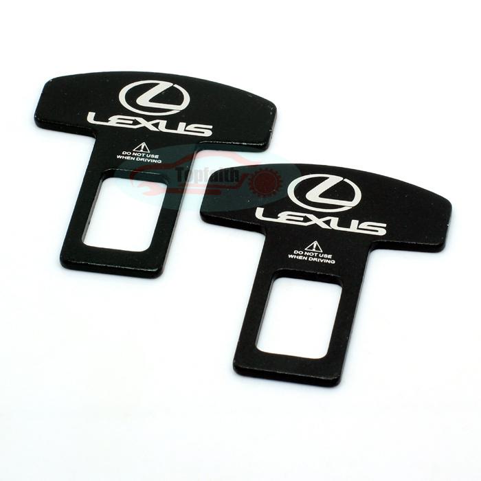 2pcs car safety seat belt buckle alarm clasp stopper eliminator for is es gs rx