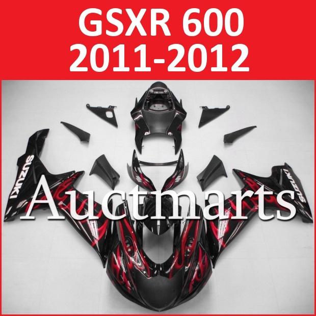 Fit suzuki gsxr 750 gsxr 600 gsx-r 11 2011 12 2012 fairing o2 a01