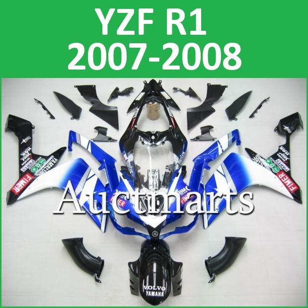 Fit yamaha yzf r1 07 08 yzfr1 2007 2008 1000 fairing kit bodywork g14 c03