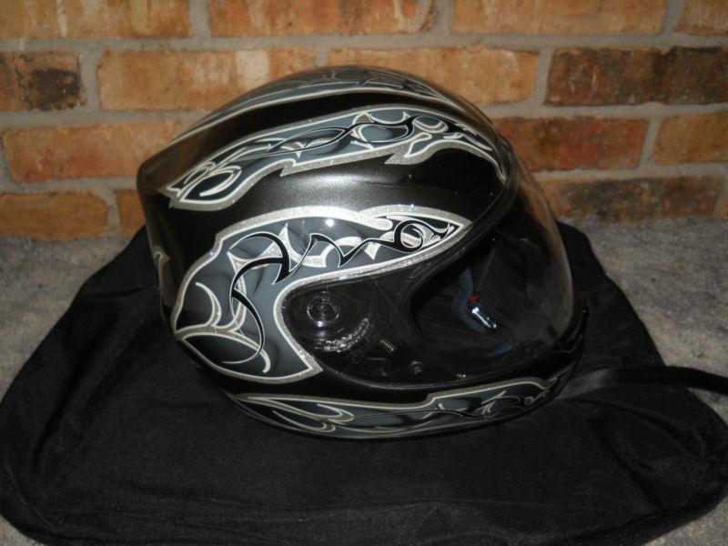 Exl dot helmet graphic silver size s exl - 662