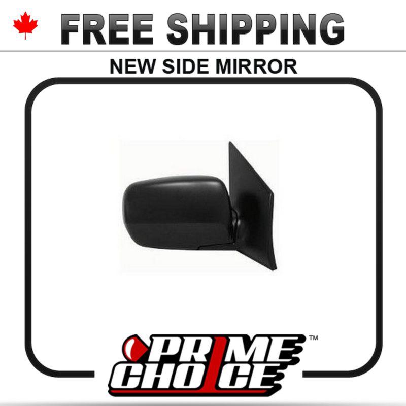 New power non heated passengers side view door mirror