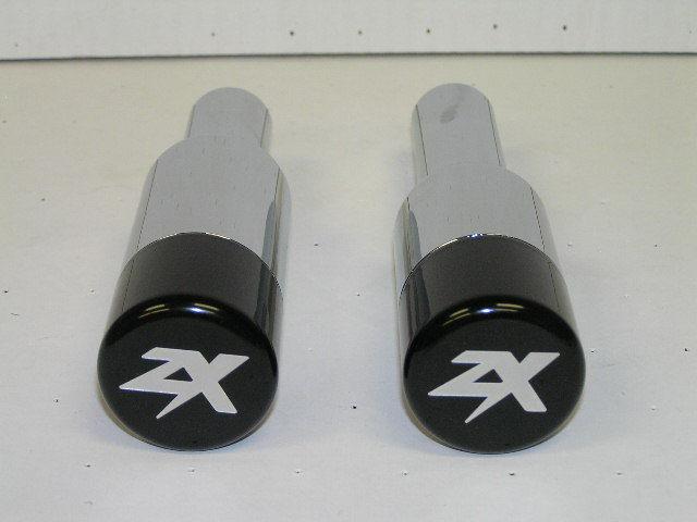 2006-2013 kawasaki zx14r frame sliders zx 14r no cut framesliders chrome & black