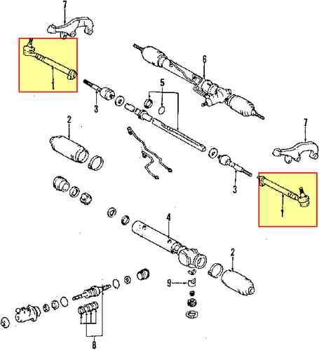 Toyota 4504639295 genuine oem factory original outer tie rod