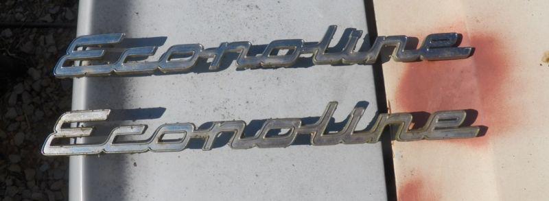 1967 ford econoline emblems free shipping