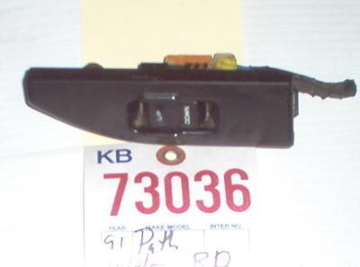 Nissan 91 pathfinder window switch right rear 1991