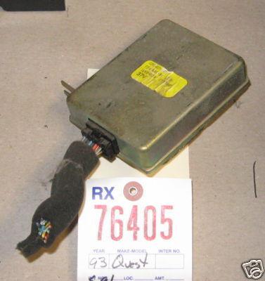 Nissan 93 quest cont assy control module 1993 f3xaba