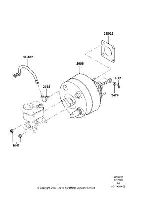 Xw4z2365aa valve assy non return 10 f350sd