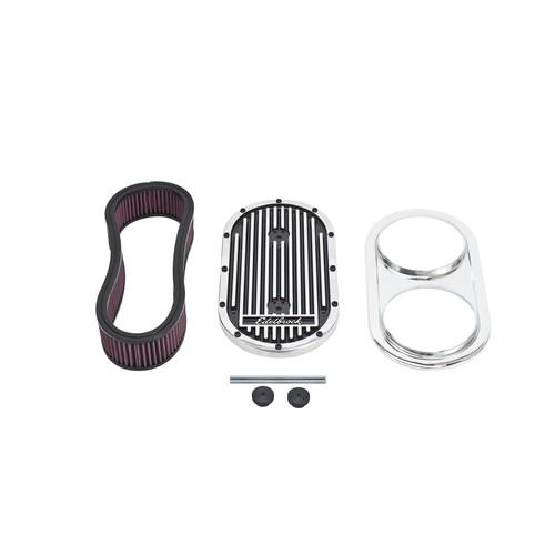 Edelbrock 4235 elite series; aluminum air cleaner