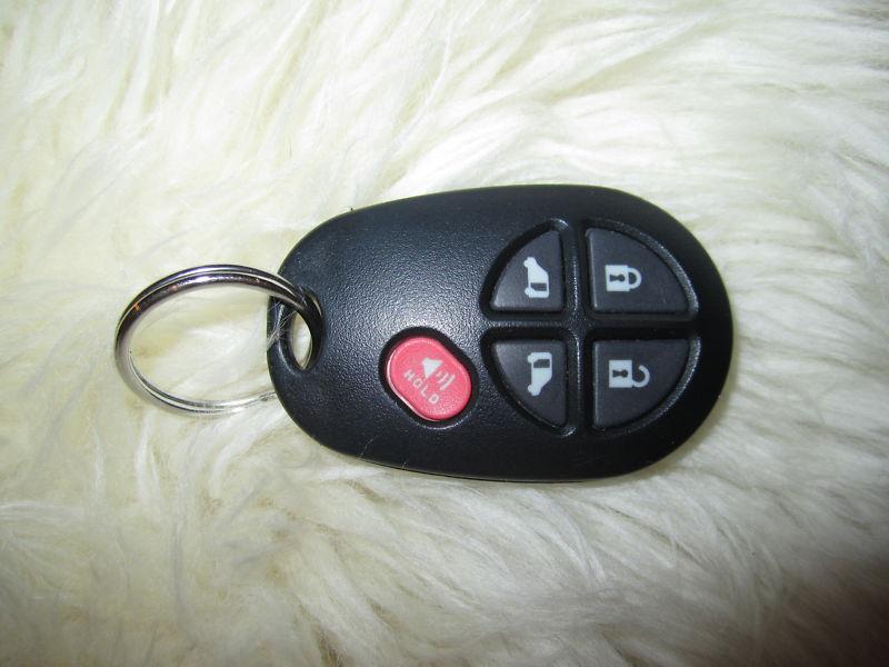 Used toyota sienna van 6 button remote key keyless entry fob dual power doors