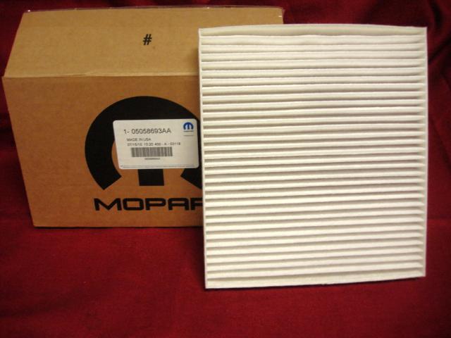 Dodge avenger, caliber cabin air filter, new oem mopar