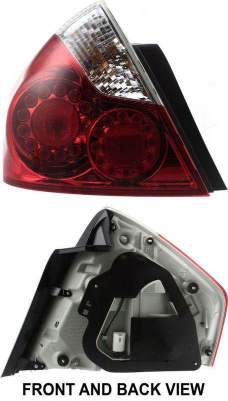 Tail light brake lamp rear assembly driver's left side lh