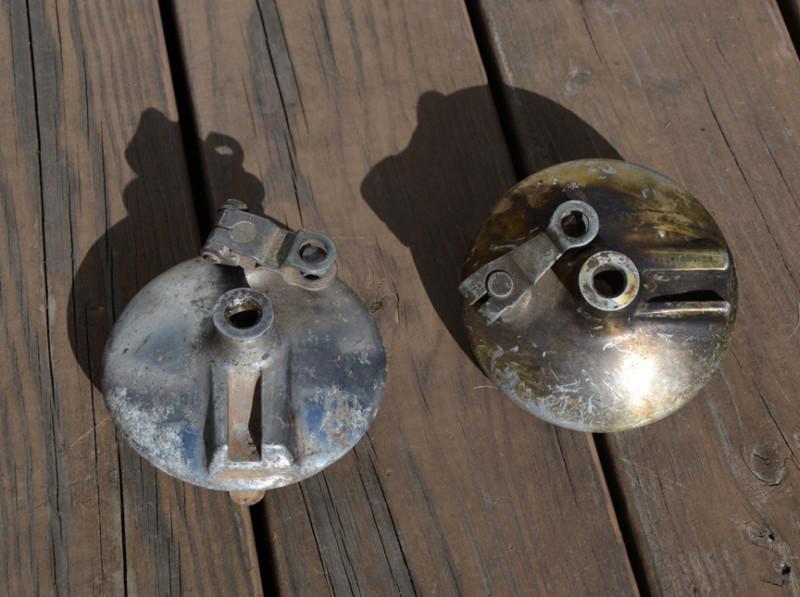  honda qa50 front and rear brake hubs with hardware