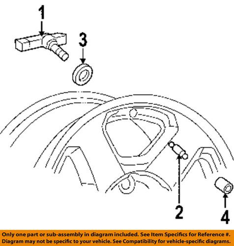 Gm oem 15114379 tire pressure sensor/part