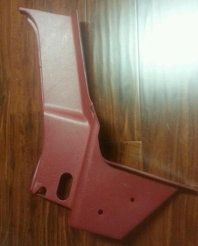 93 le mazda miata mx-5 limited edition driver side seat belt tower cover red