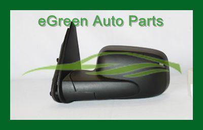 06-11 hhr door side mirror left driver power textured cover