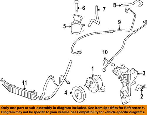 Gm oem 15788686 steering return hose/power steering reservoir line hose