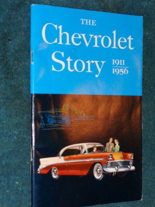 1956 chevrolet story /  book / manual / original car and truck