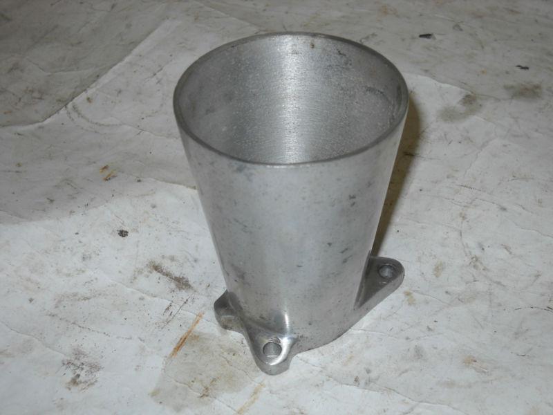 Super-rare aluminum "velocity stack" for l&l mfg. co. "dc" carburetors four inch