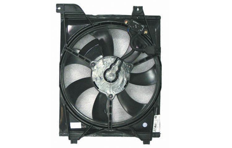 Depo ac condenser cooling fan assy 06-08 kia rio 4dr 06-06 kia rio 5 977301g000