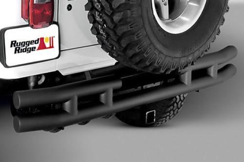 Rugged ridge 11570.02 - jeep cj rear 3" tube bumpe