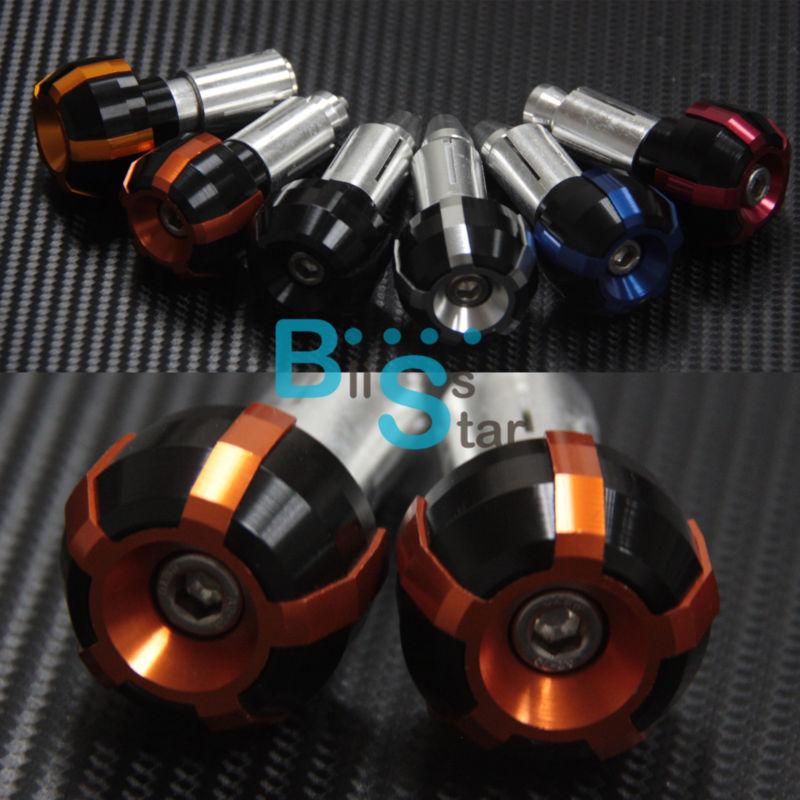 Cnc bar end plugs for 7/8" 22mm 26mm standard handle bar motorcycles scooter