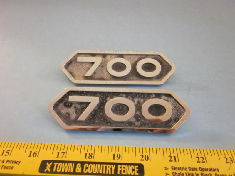 Dodge 700 factory chrome body emblems