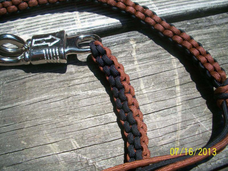 Get back whip motorcycle - 36 inches black and brown **end of summer sale**