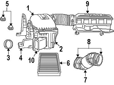 Dodge 53032453ac genuine oem factory original lower cover bracket