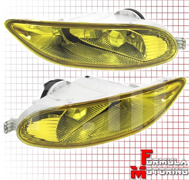 Toyota camry xv30 02-04 oem yellow lens bumper fog lights +wring kit+switch