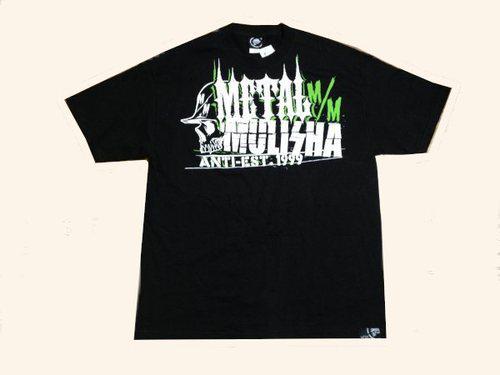 Metal mulisha tee shirt size small/sm composite color black/green mens 350129