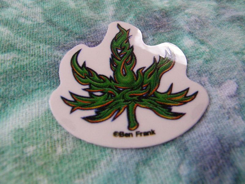Lot of 25 tribal marijuana pot mini stickers