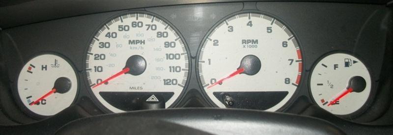 Speedometer 03 04 05 neon exc. srt4 mph w/tach 1030046