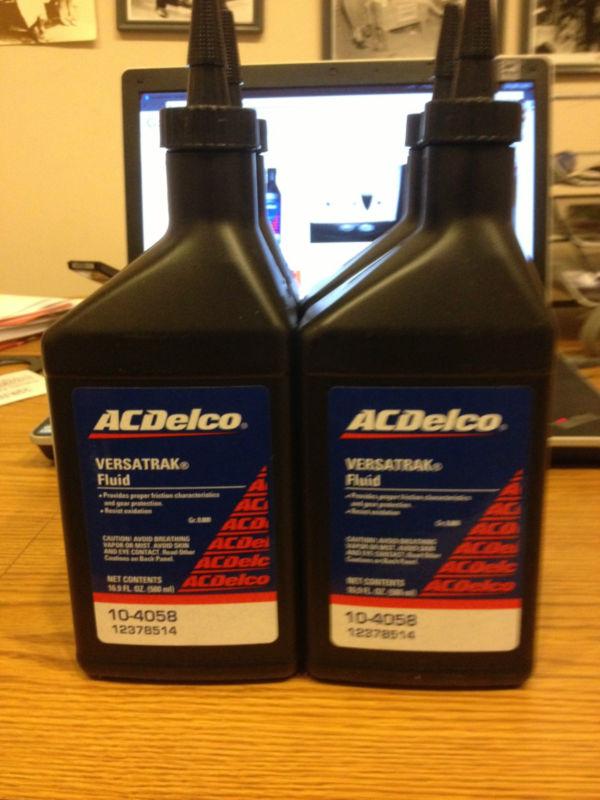 Acdelco versatrak transfer case fluid part#12378514 qty 4 16.9 oz free shipping!