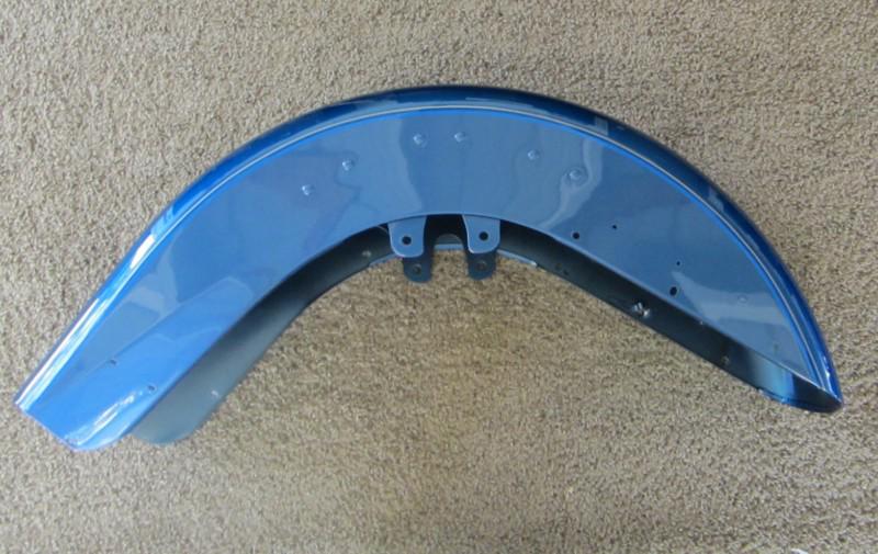 Harley front fender blue, from a touring model year unknown