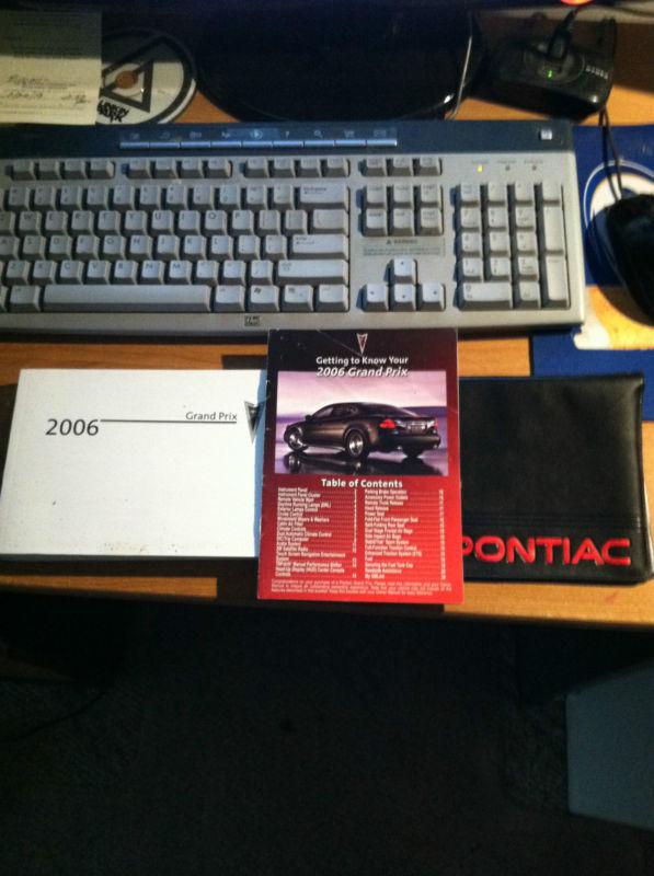 2006 pontiac grand prix gxp owners manual