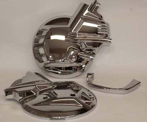 Chrome rotor covers goldwing gl1500