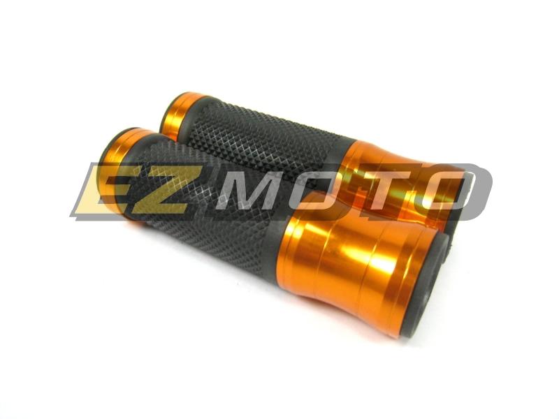 New motorcycle custom gel thick aluminum hand grips 7/8" orange honda cbr nsr rr